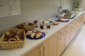 Frühstücksbuffet unserer Hauswirtschaft