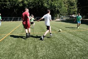 Fußballspiel beim Azubitag Fußballspiel beim Azubitag