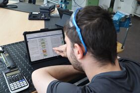 Digitales Lernen in unserer Metalllwerkstatt