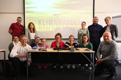 Unsere Auszubildende hält Klimawandel-Vortrag vor Mitarbeitenden des Allianz-Campus