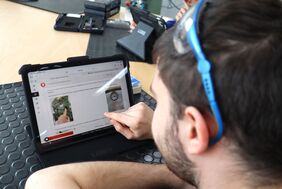 Digitales Lernen in unserer Metalllwerkstatt