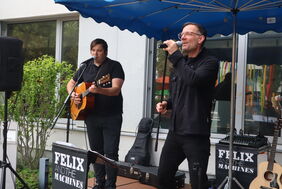 Live-Musik bei der Sozialen Meile