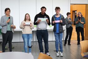 Die drei Gewinner der Kiosk-Gutscheine